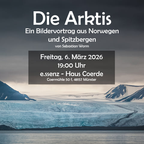 Ticket | Die Arktis – Ein Bildervortrag mit 3-Gänge-Menü | 6.3.26