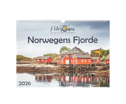 DIN A3 Kalender Norwegens Fjorde 2026 von Sebastian Worm