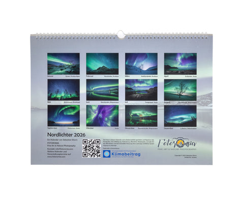Nordlichter Wandkalender 2026