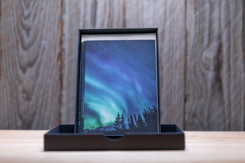 Postkarten Set mit Briefumschlägen | Nordlichter